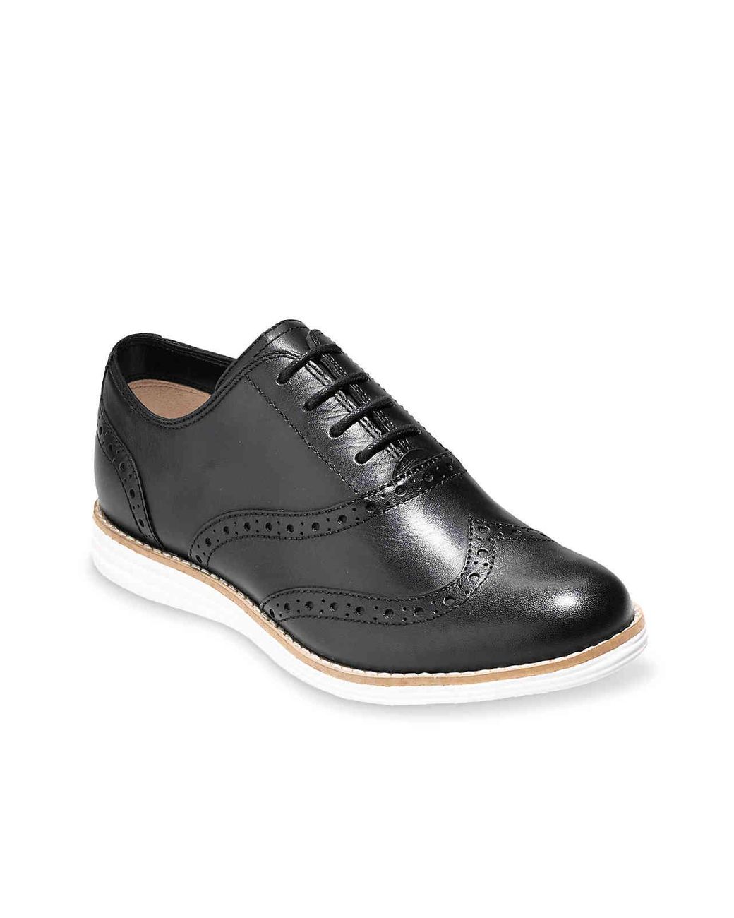 original grand wingtip oxford black