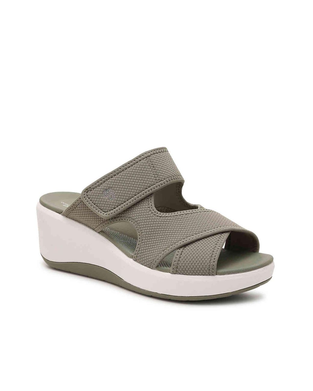 CLARKS CLOUDSTEPPERS WOMEN'S SILLIAN STORK NAVY SLIP-ON FLATS SHOES SIZE: 6/M #Clarks #FLATS 