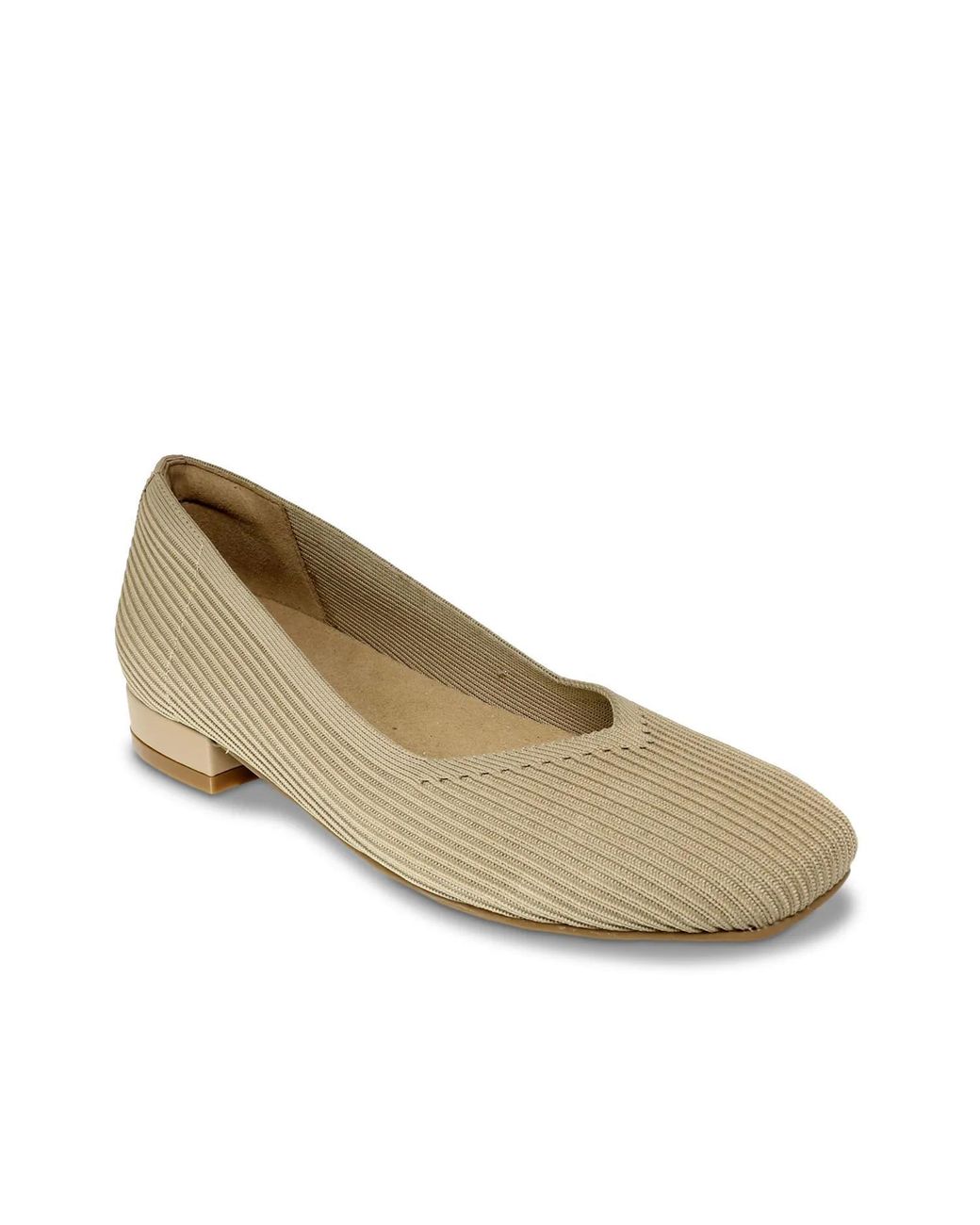David Tate Metallic Unika Ballet Flat