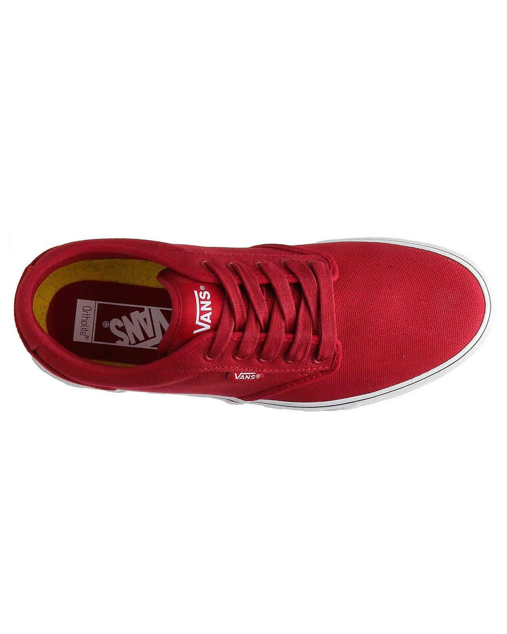 Vans Atwood Deluxe Sneaker in Red for Men | Lyst