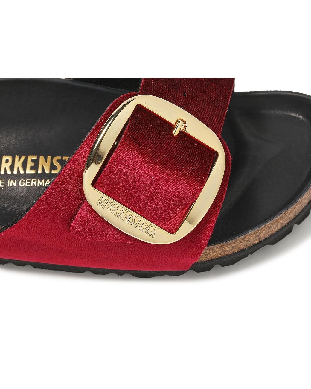 Birkenstock 'Madrid Big Buckle' Slides Women's Red | Vitkac