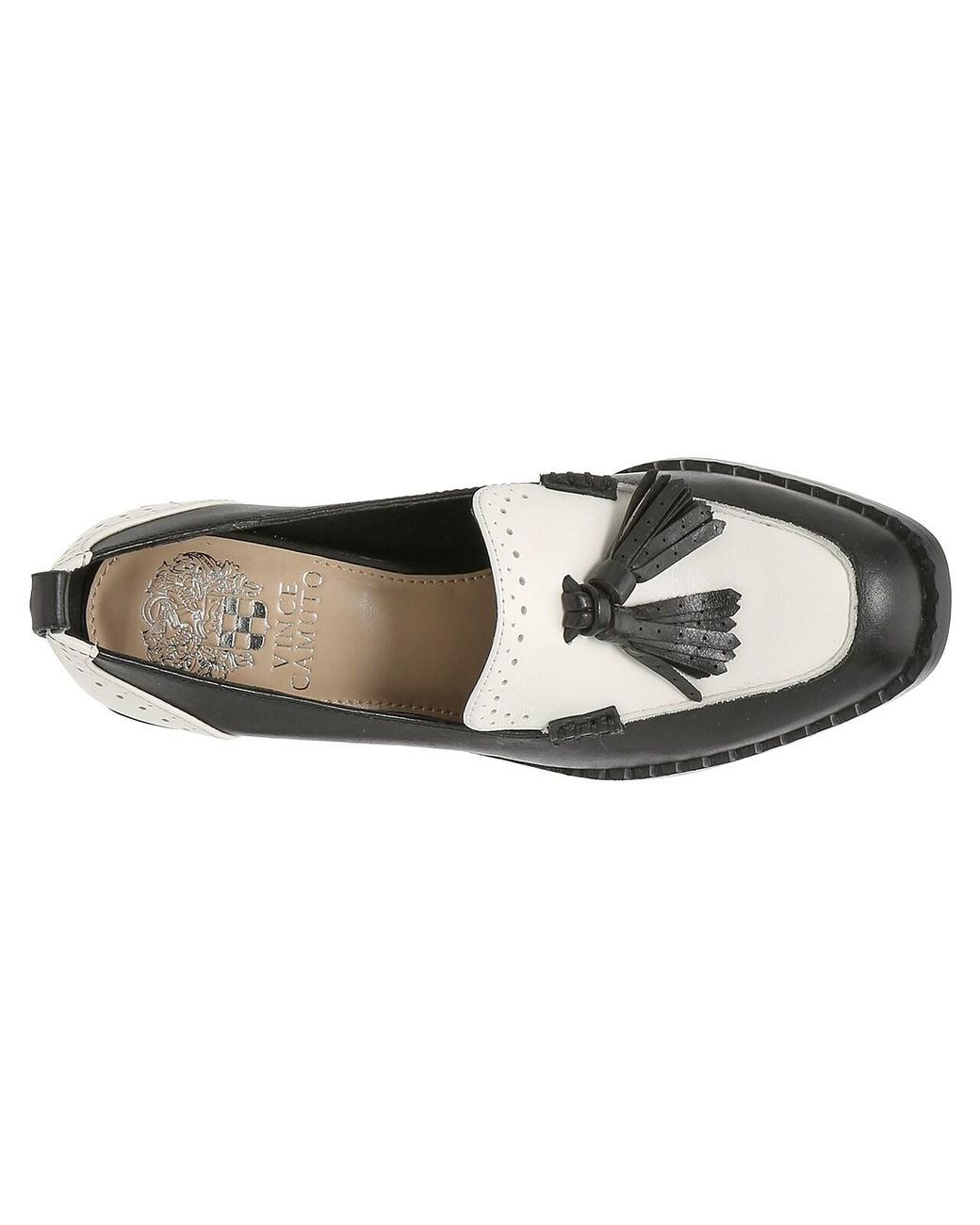 Vince camuto black and white on sale shoes
