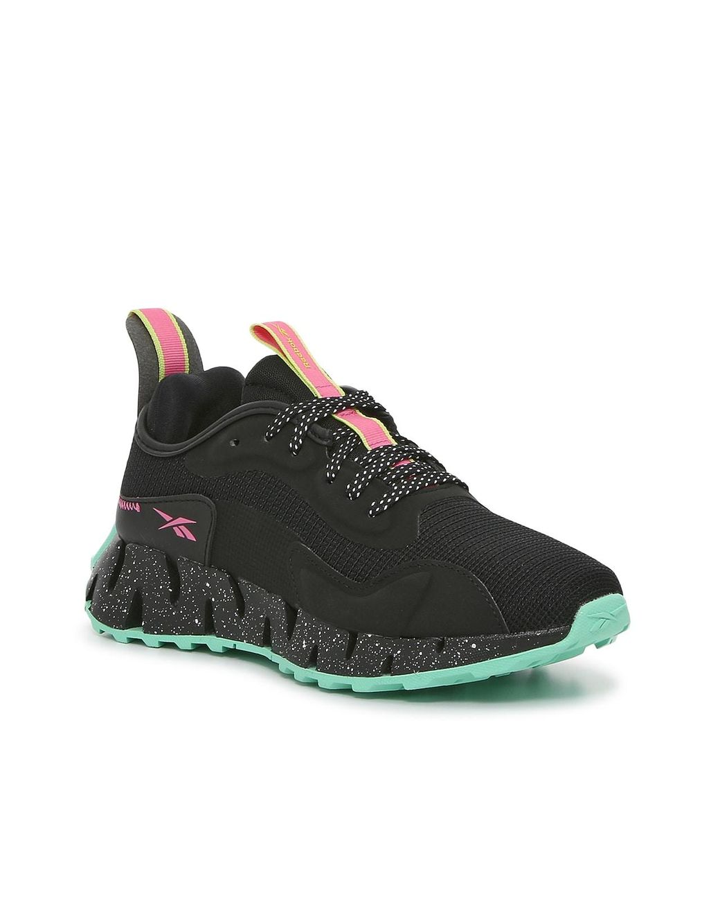 Reebok Synthetic Zig Dynamica Adventure Running Shoe in Black Lyst