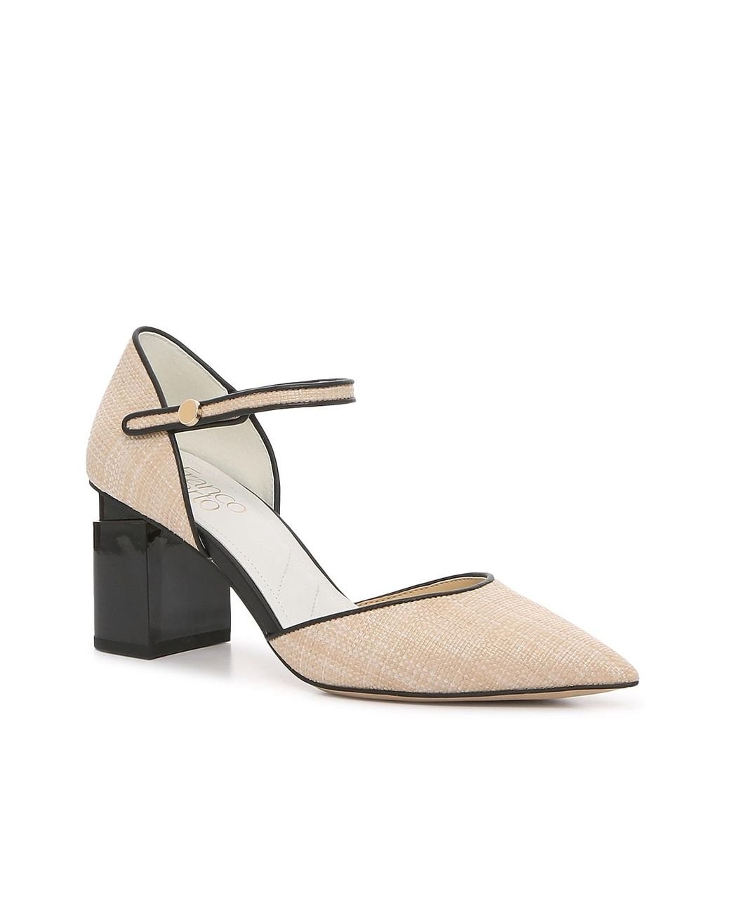 Franco sarto best sale block heel pumps