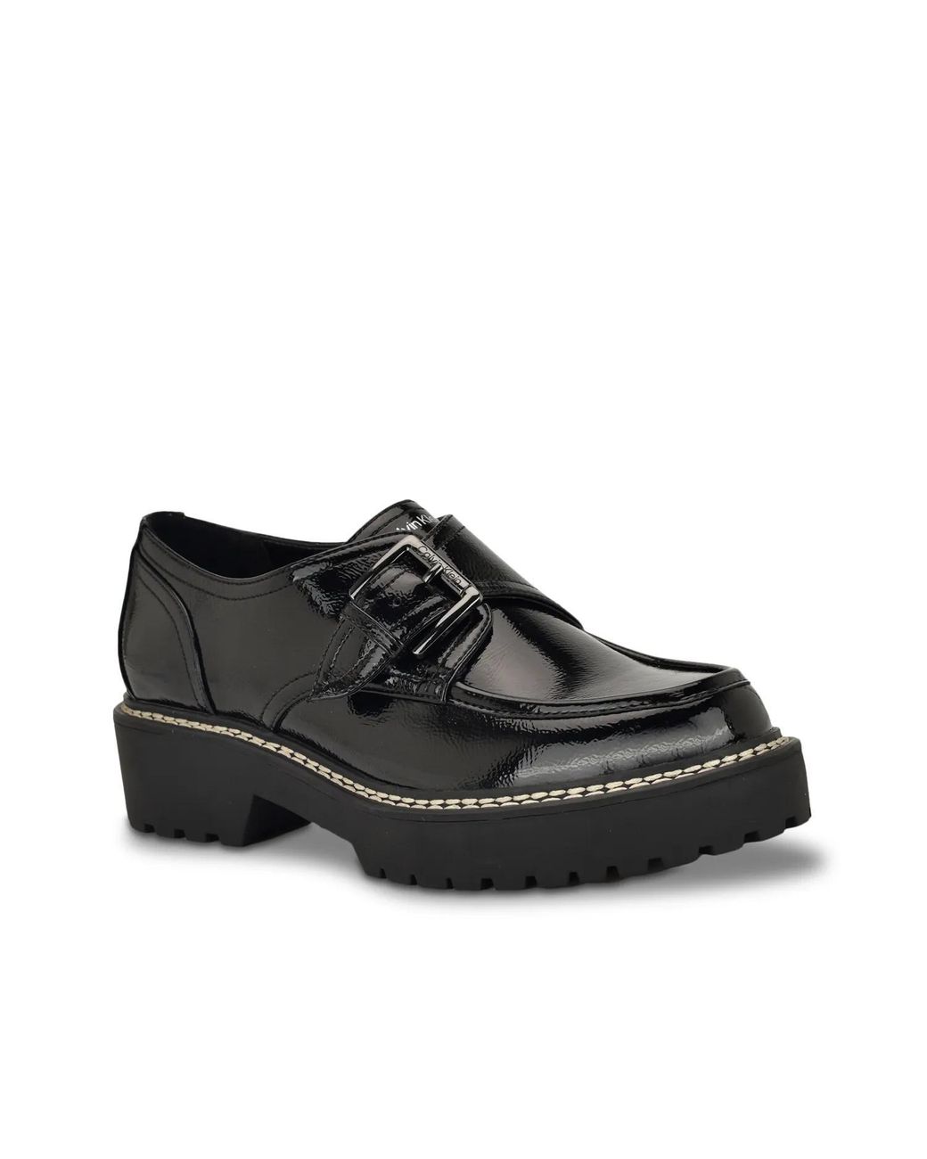 Calvin Klein Black Saundee Platform Loafer