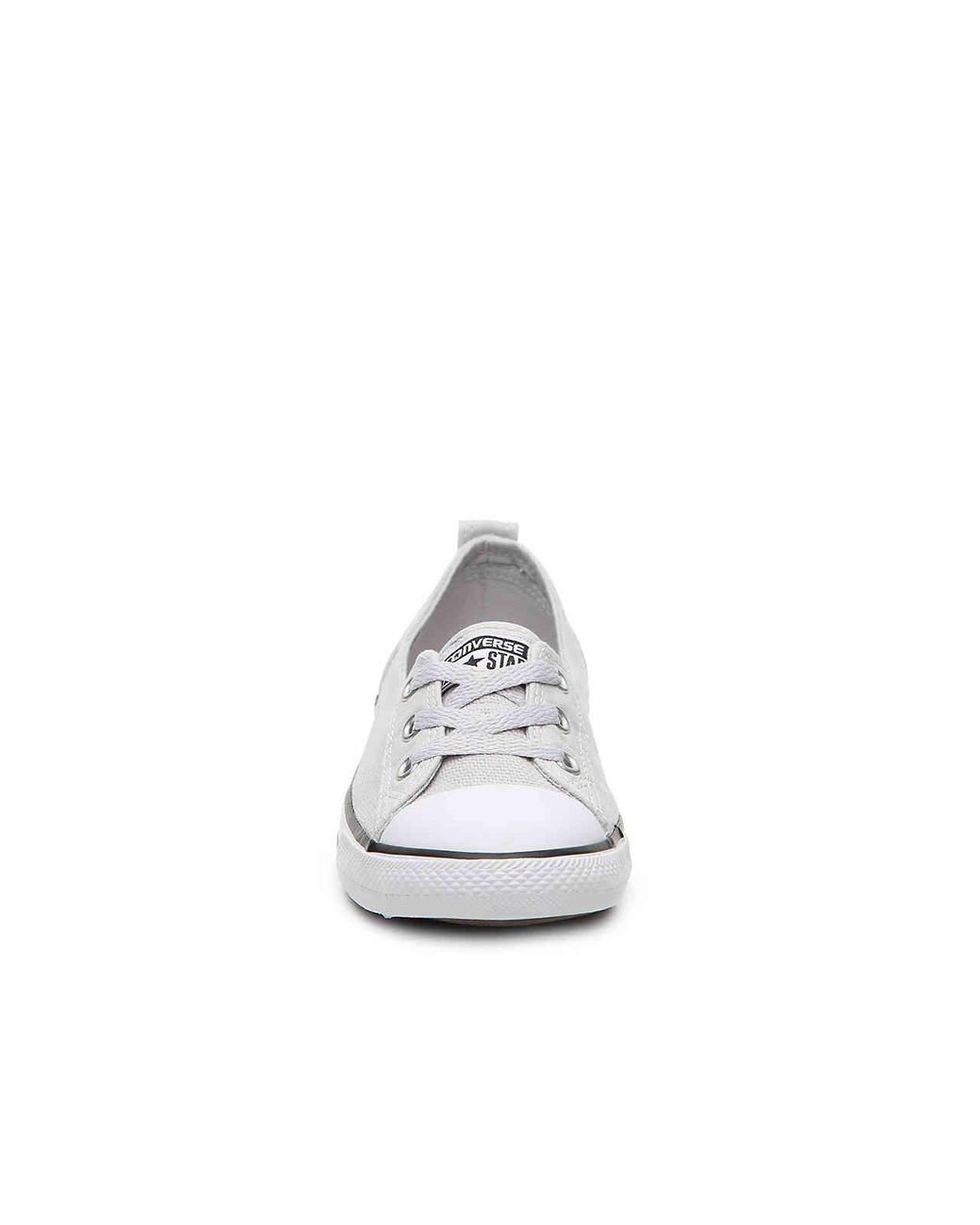 Converse Canvas Chuck Taylor All Star Dainty Ballet Slip-on Sneaker in Grey  (Gray) | Lyst