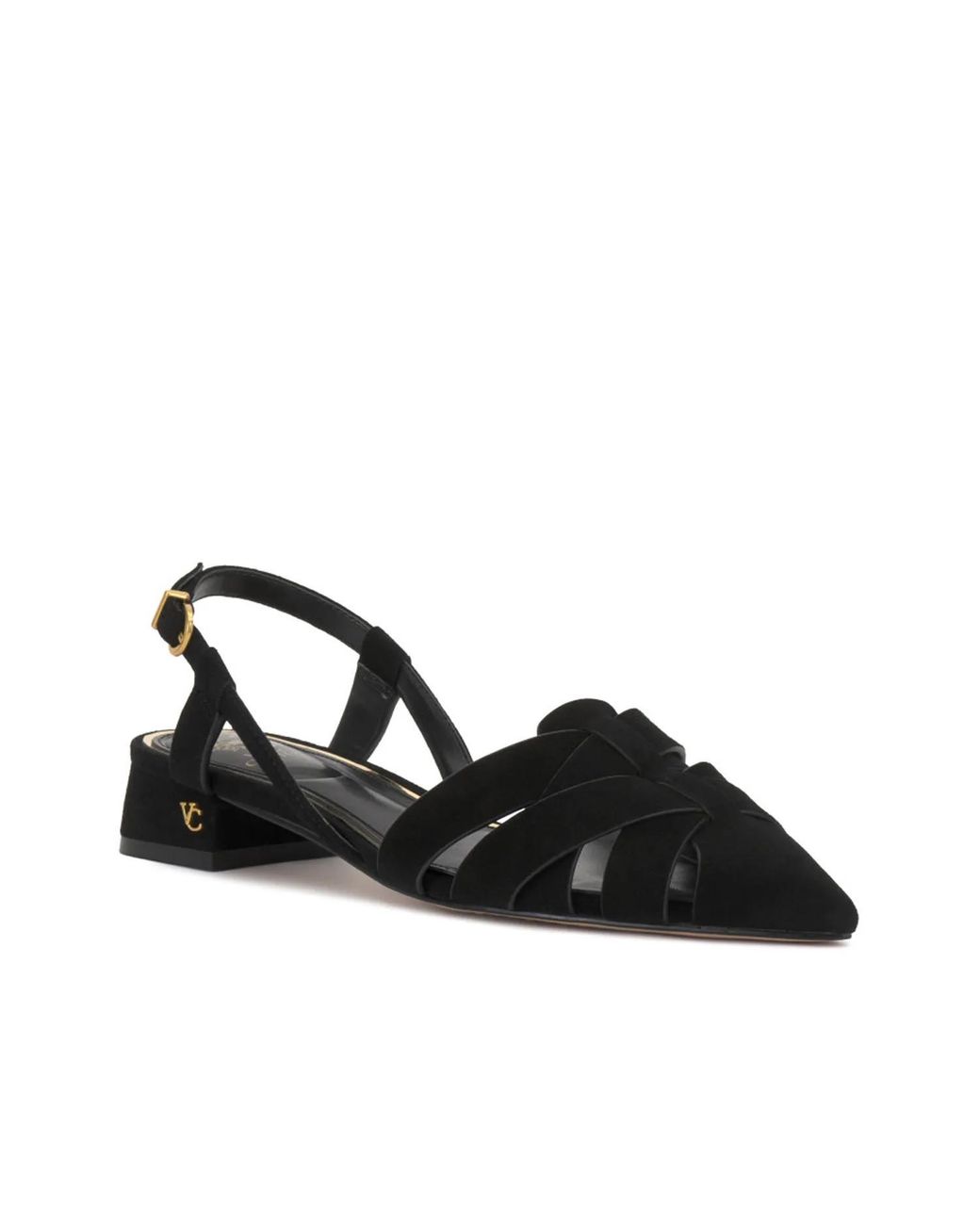 Vince Camuto Black Vinesha Flat