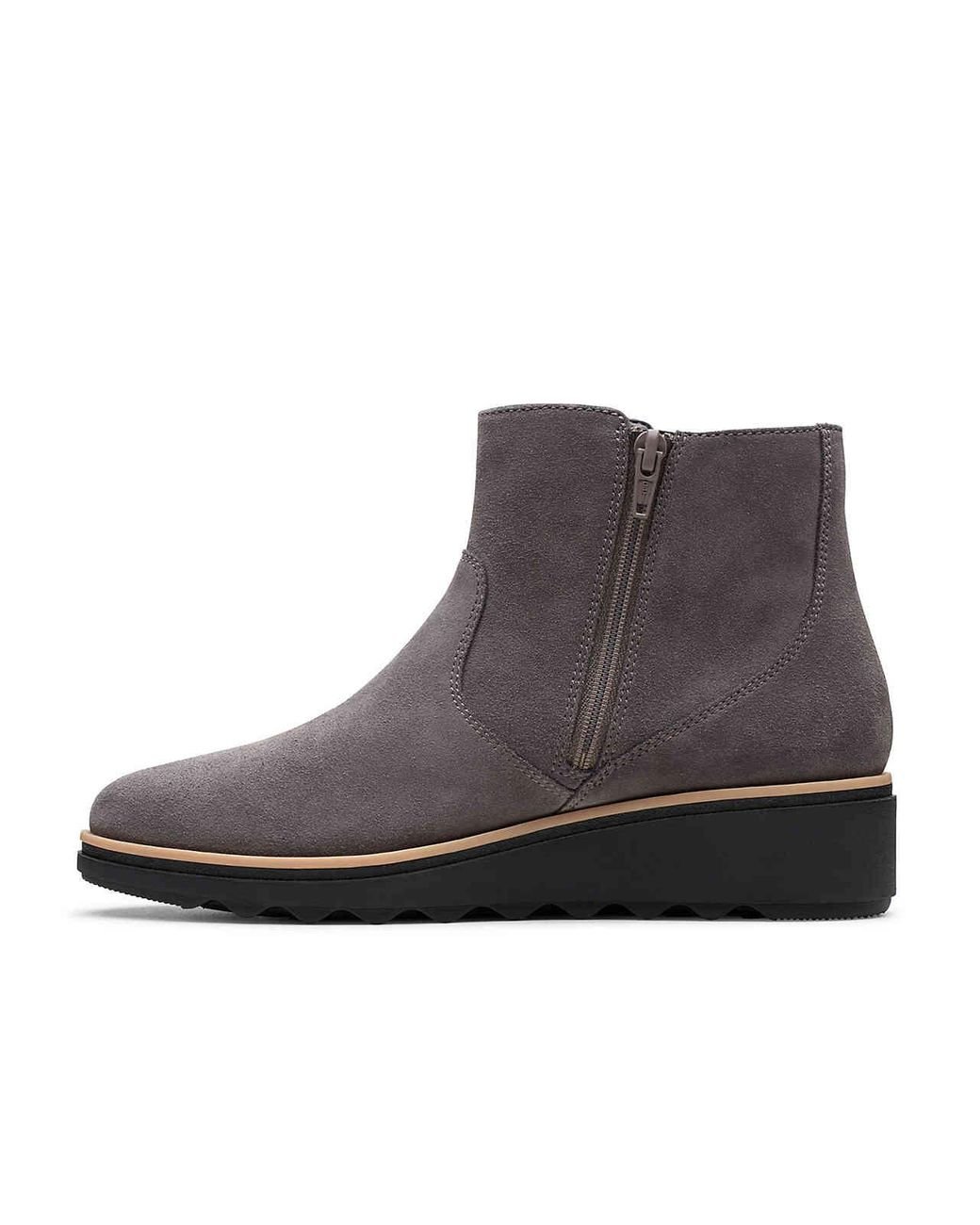clarks sharon hop wedge bootie