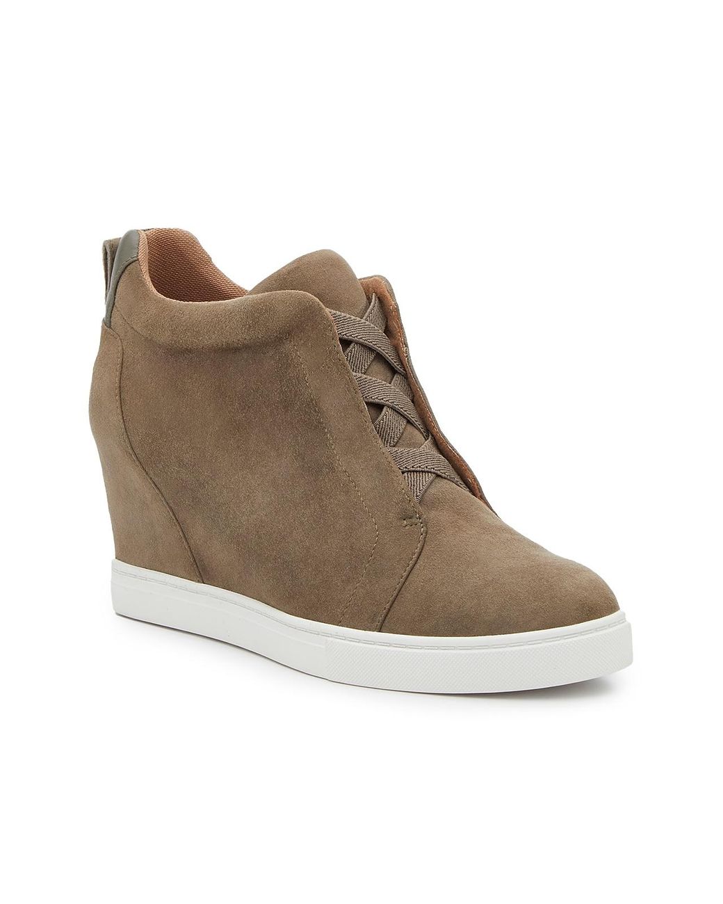 Linea Paolo Archer Wedge Sneaker in Brown Lyst