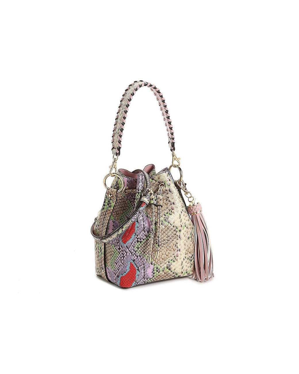 ALDO Dororothy Snake Skin Bucket Bag