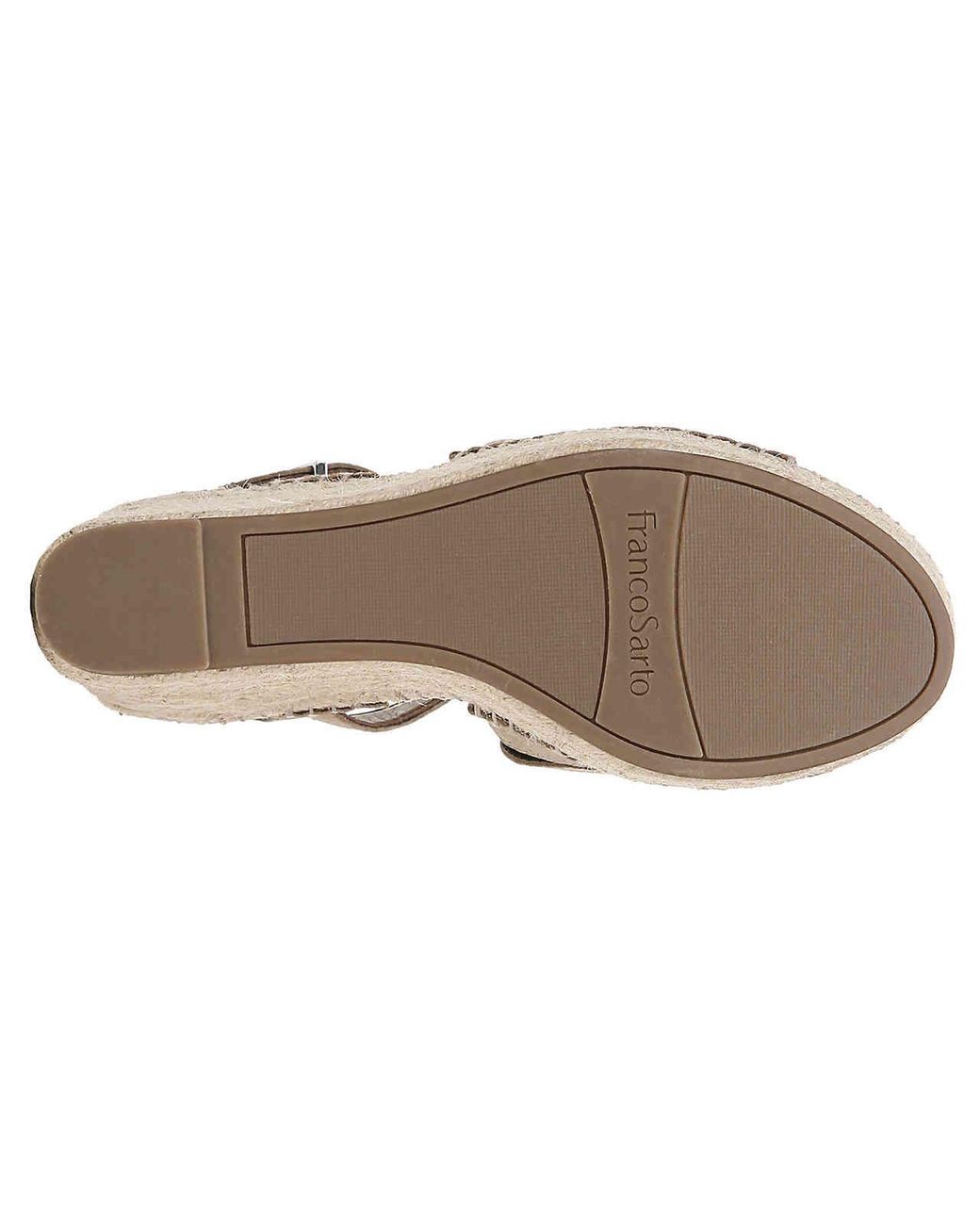 franco sarto takara espadrille wedge sandal