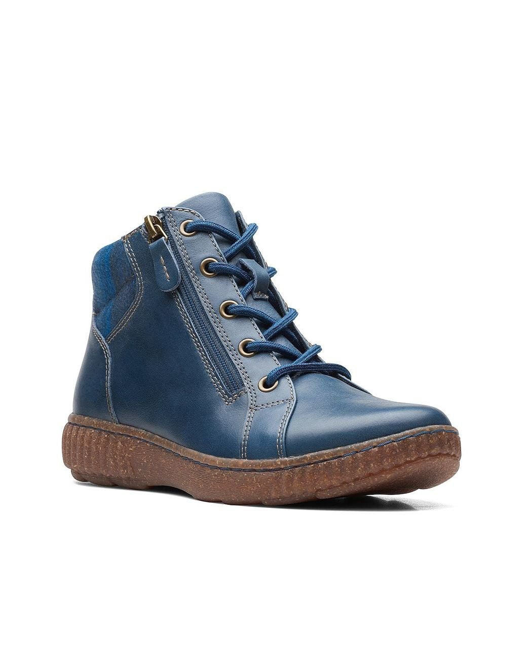 Clarks Caroline Park Boot in Blue Lyst
