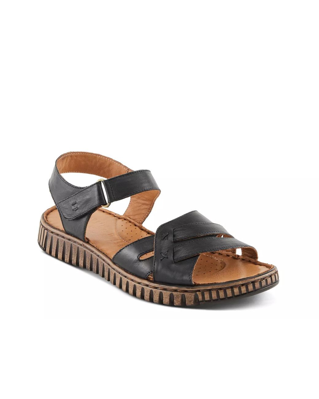 Spring Step Black Nochella Sandal