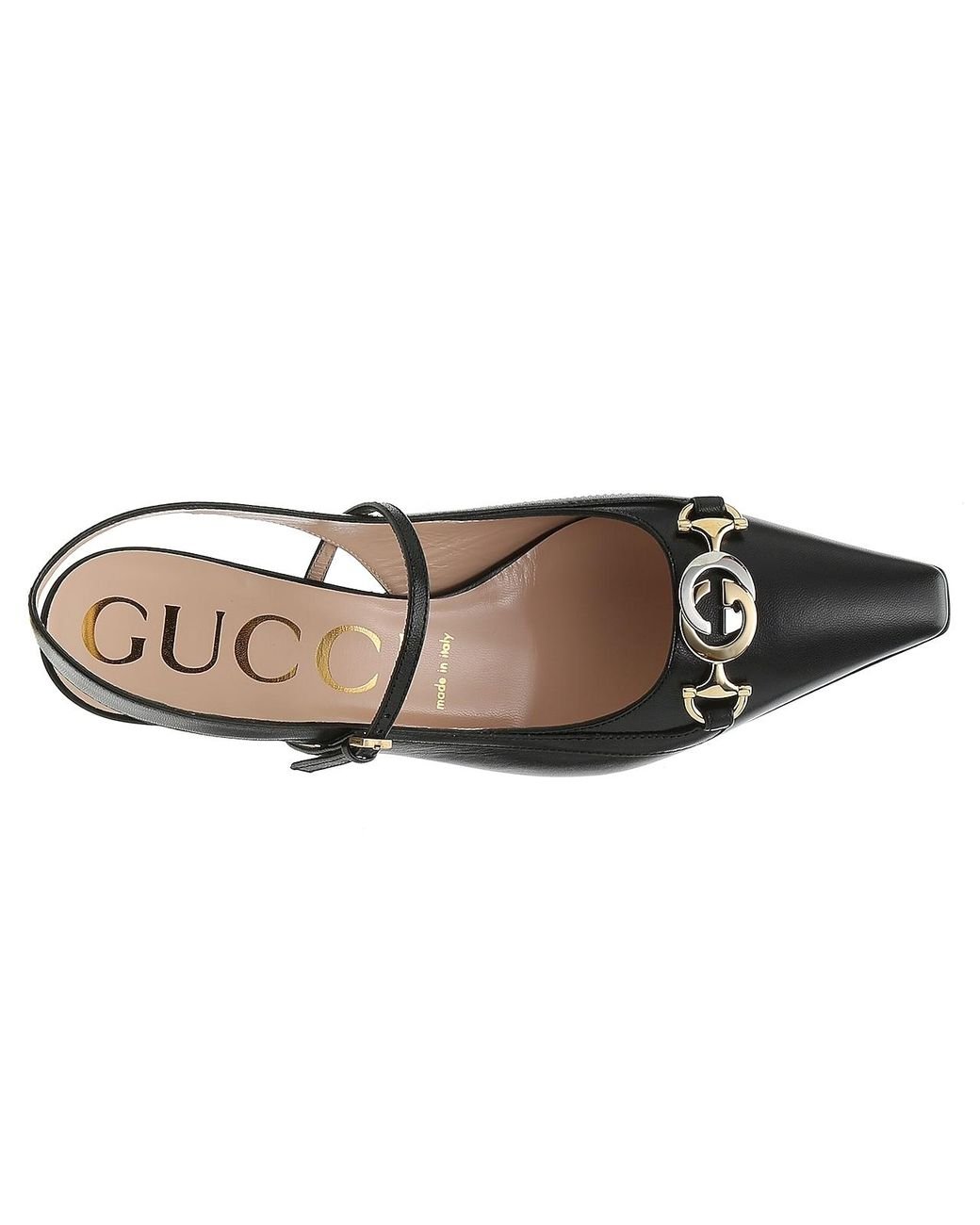 Gucci Zumi 45 Pump in Black | Lyst