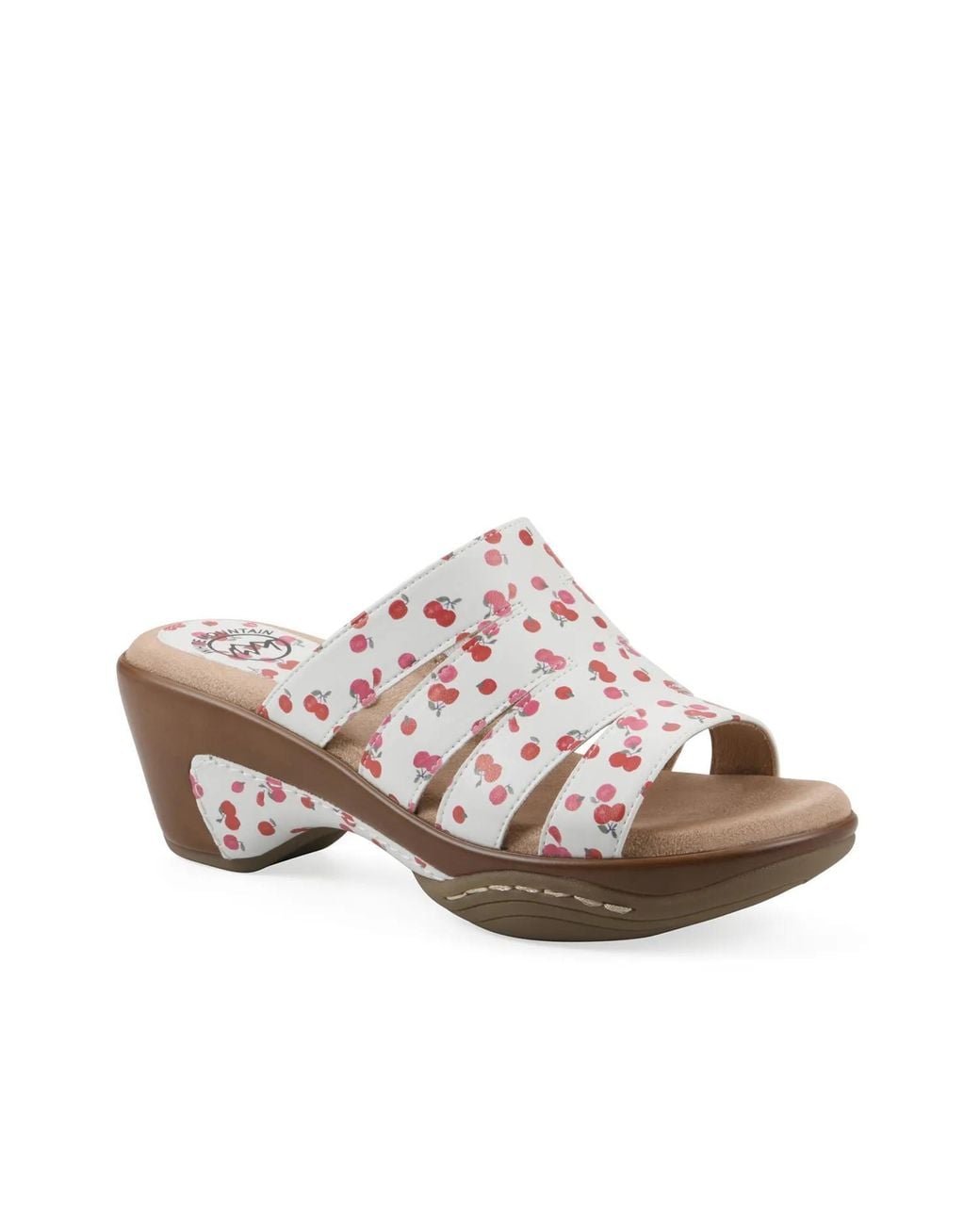 White Mountain White Valora Platform Sandal