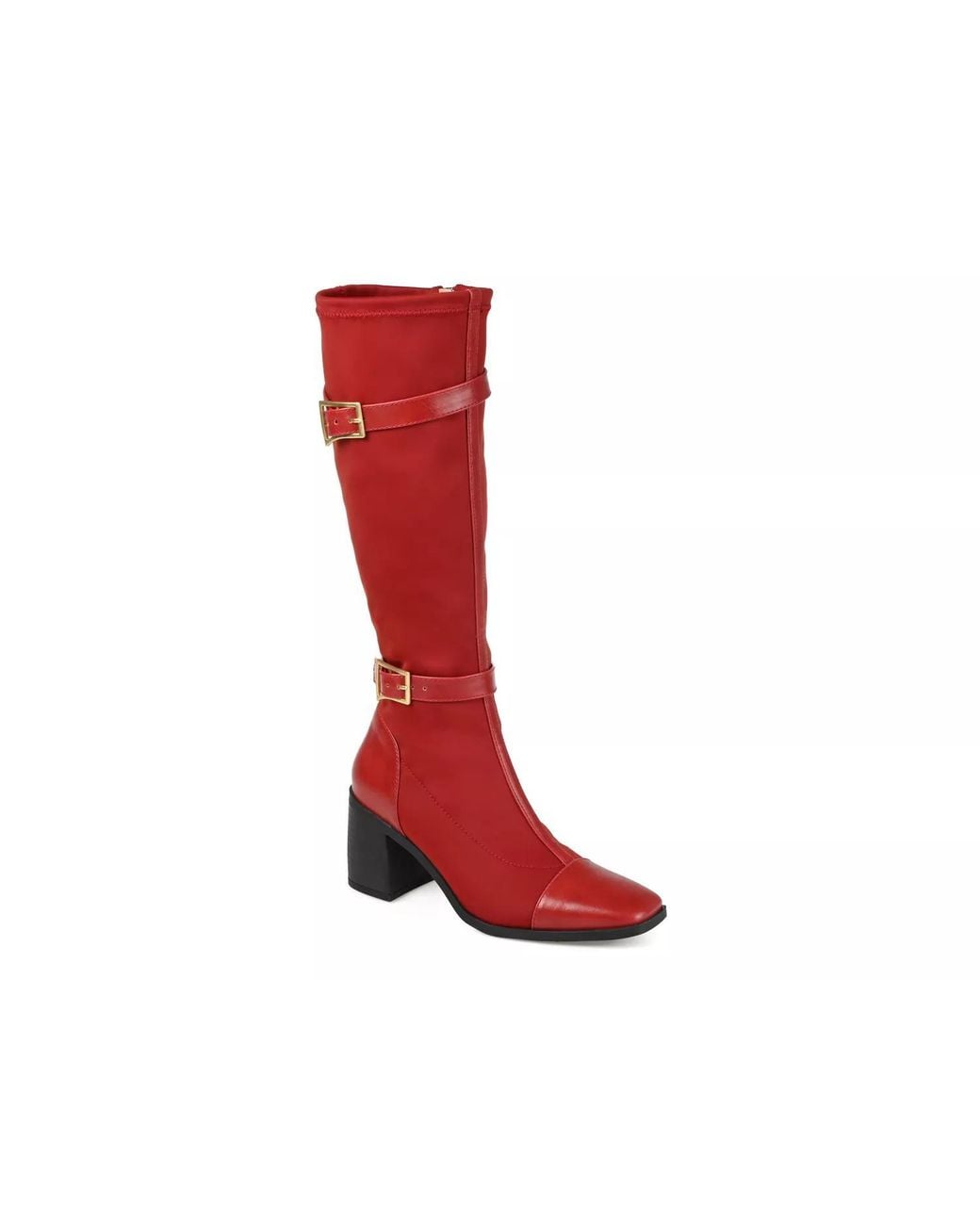 Medium Red Riding Boots Journee Collection Extra Wide Width Gaibree Extra Wide Calf Riding Boot ...