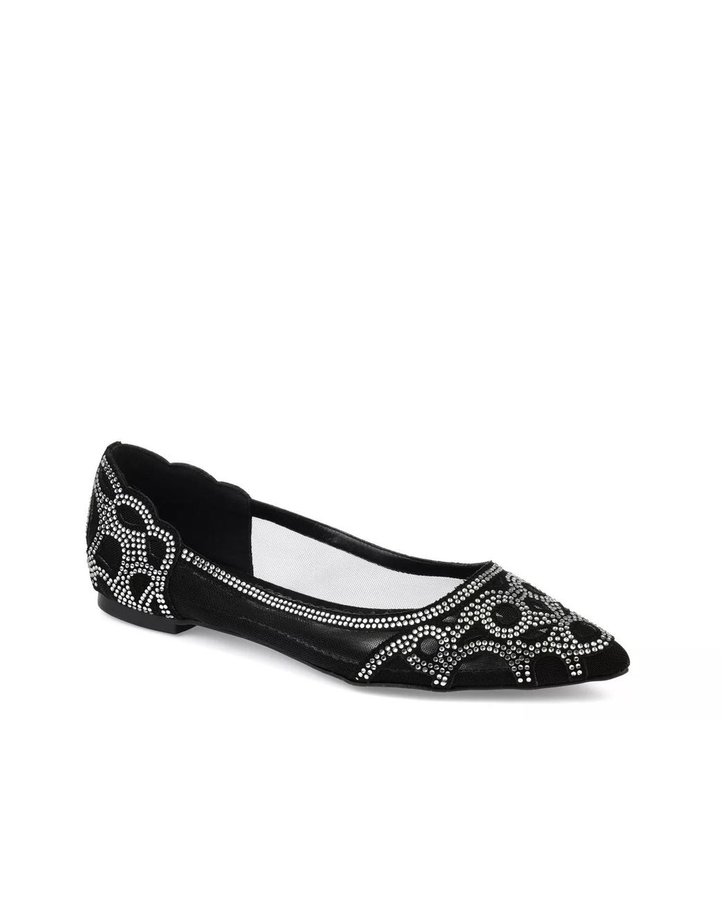Journee Collection Black Batavia Flat