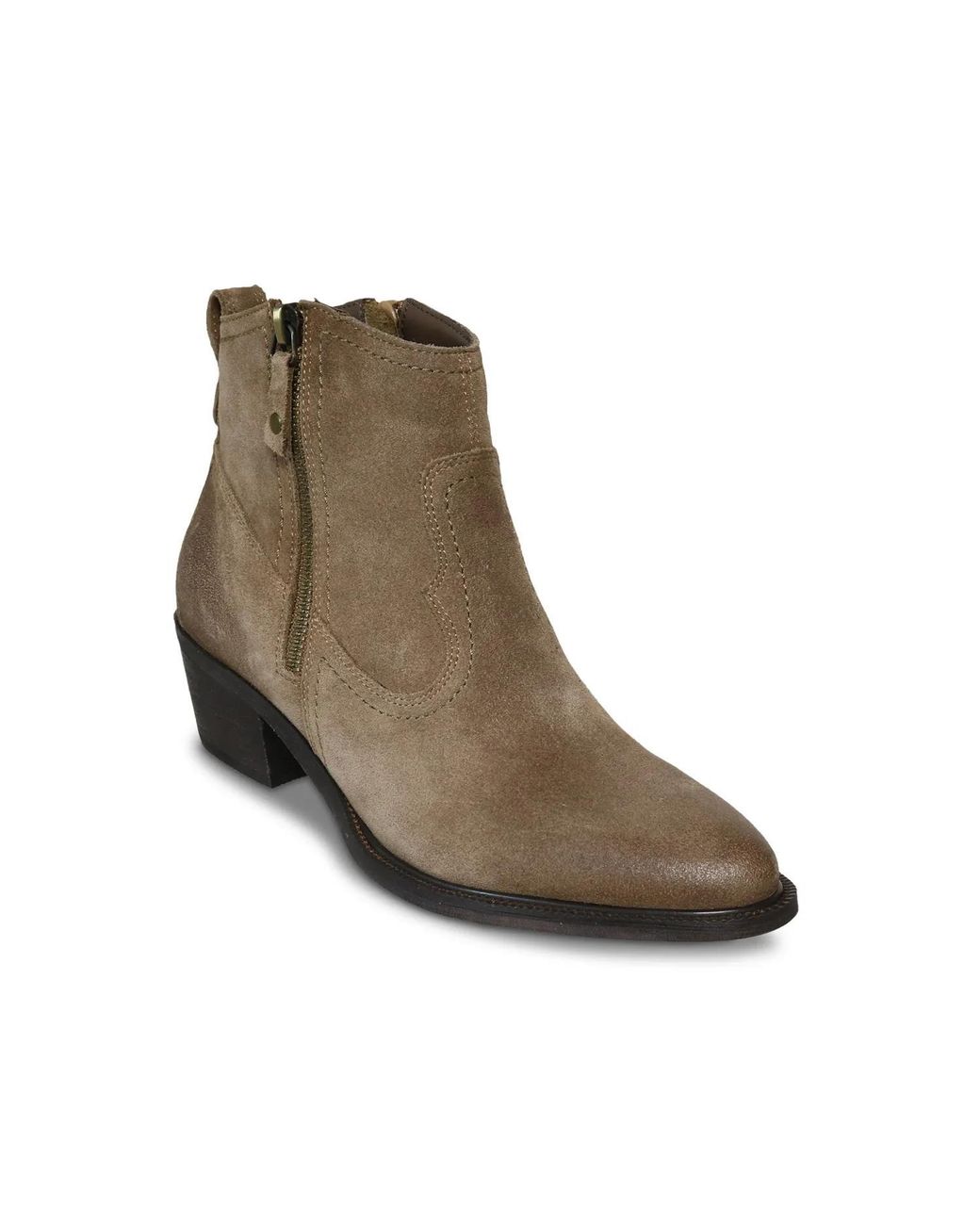 David Tate Black Friendly Western Bootie