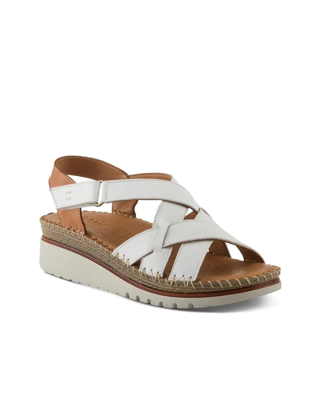Spring Step Brown Migula Wedge Sandal