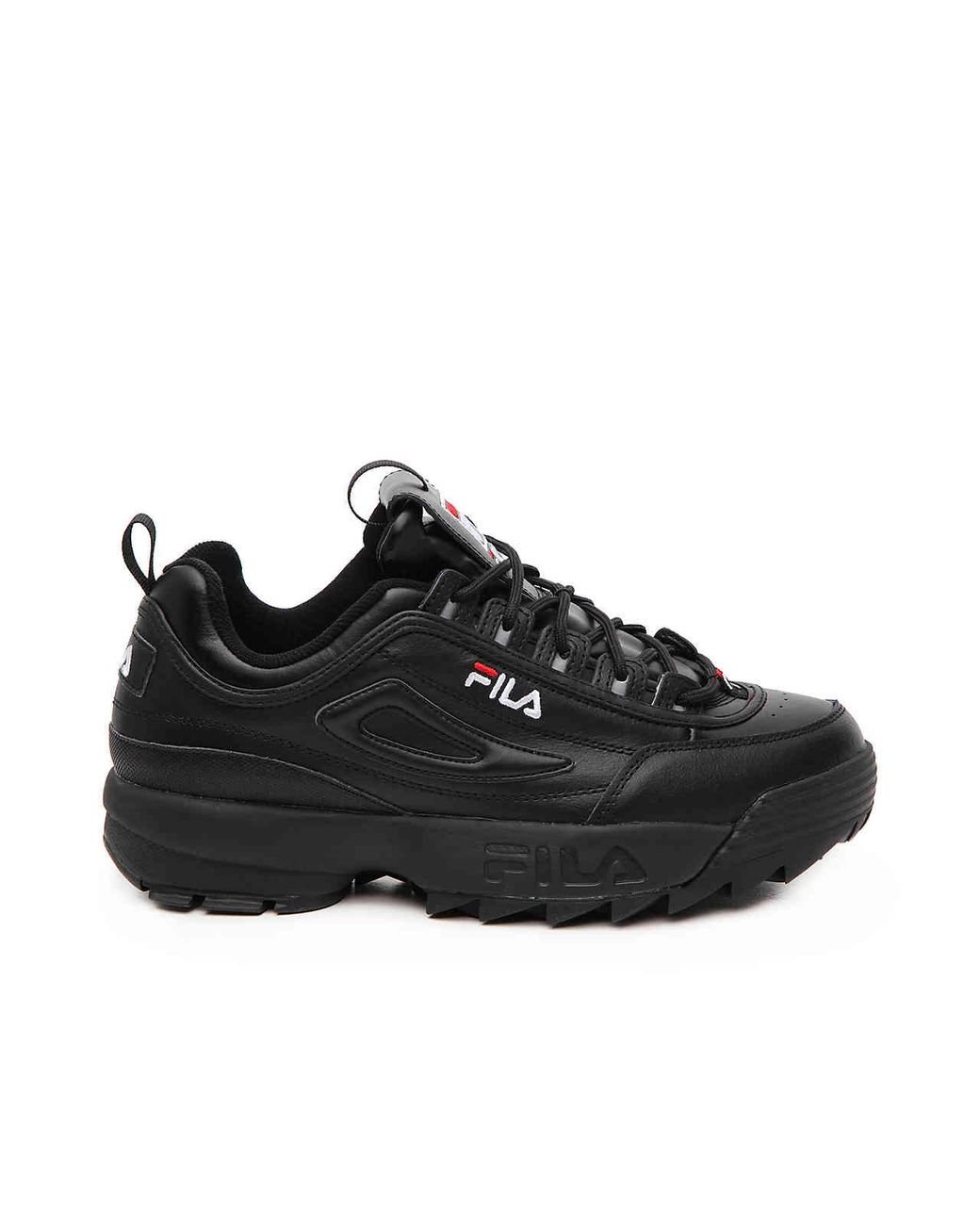 Fila Disruptor Ii Premium Trainers in Black | Lyst