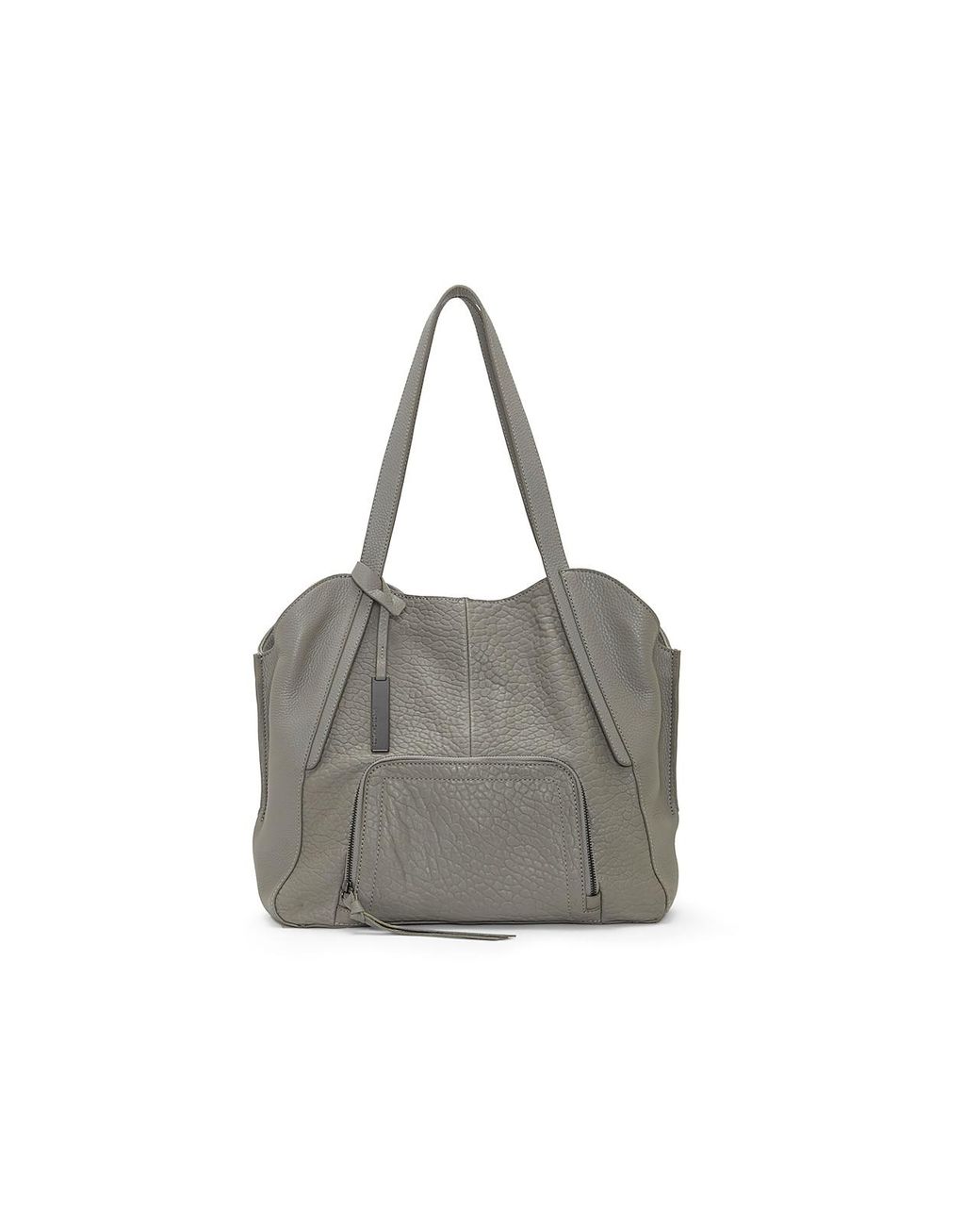 Vince Camuto Kelsy Leather Tote in Gray | Lyst