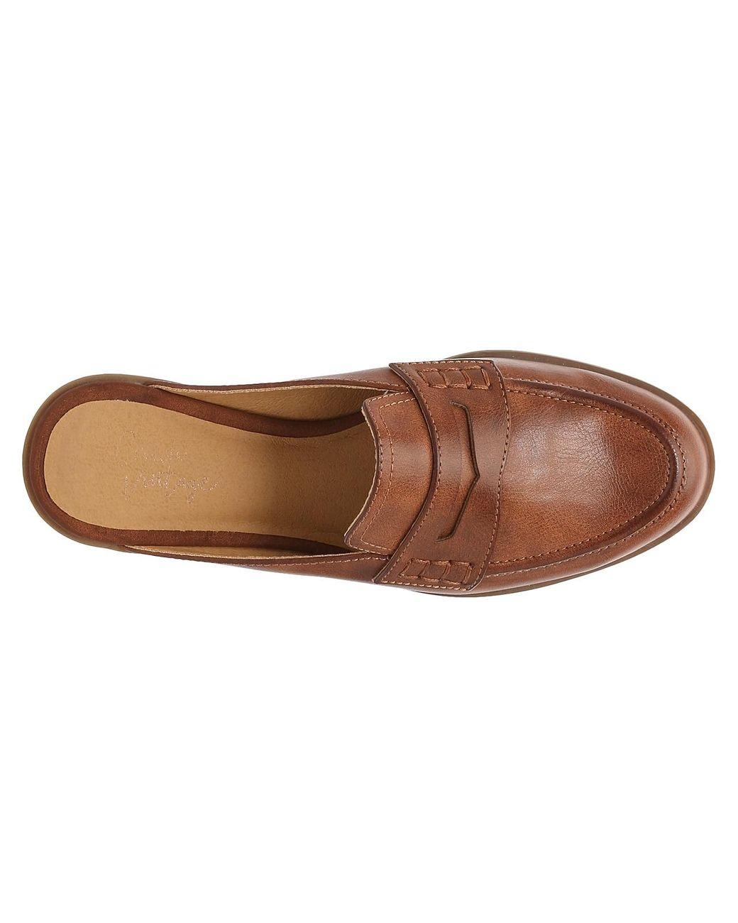 Crown Vintage Naliana Penny Mule in Brown | Lyst