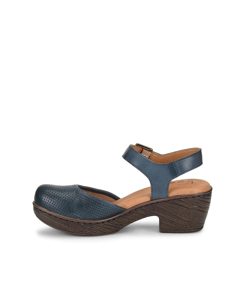b. .c. Stone Clog in Blue Lyst