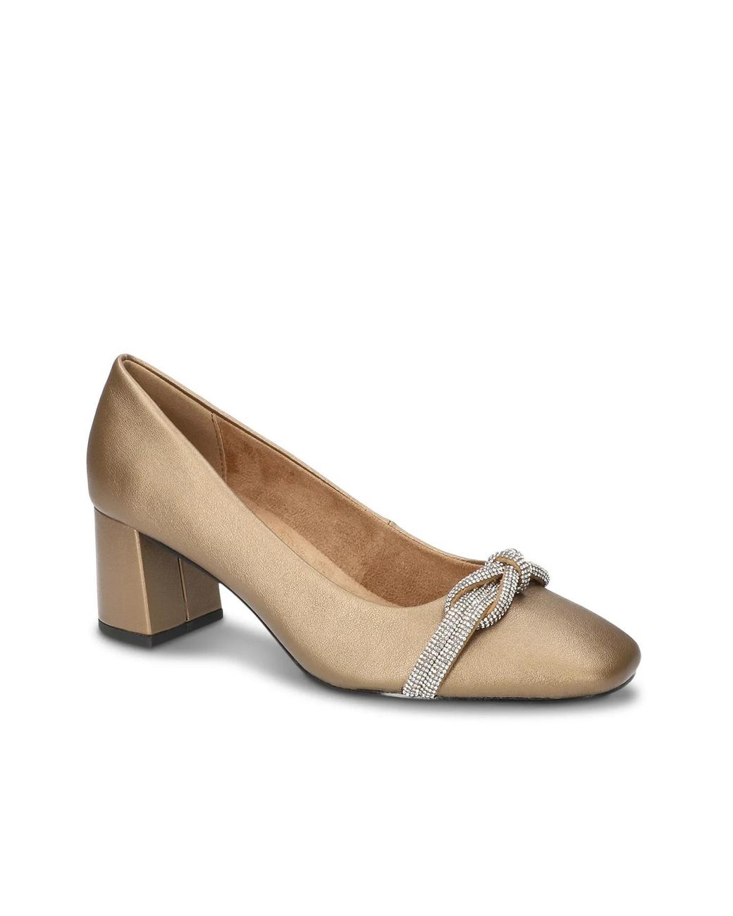Bella Vita Metallic Marigold Pump