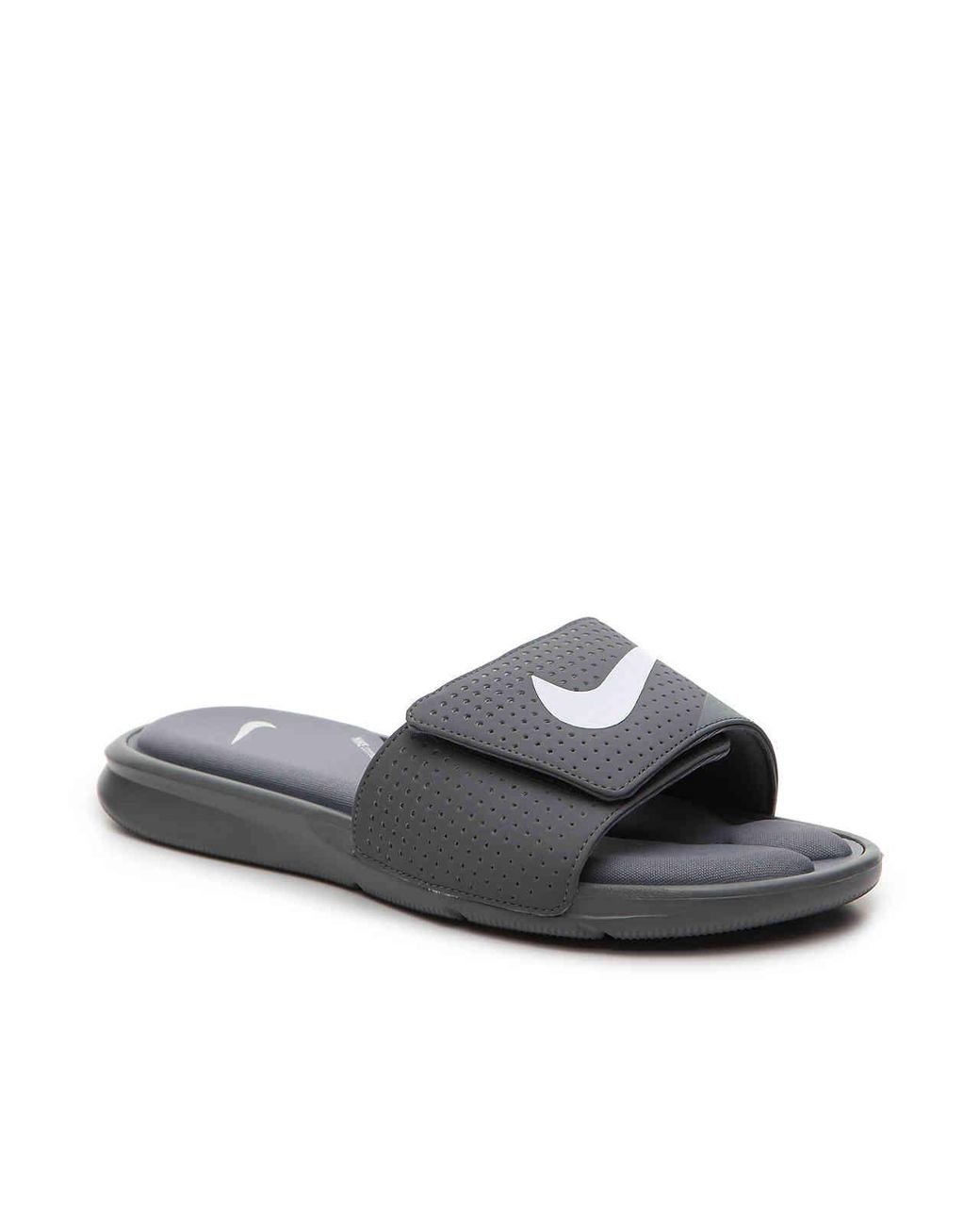 Nike Ultra Comfort Slide Sandal in Gray for Men | Lyst