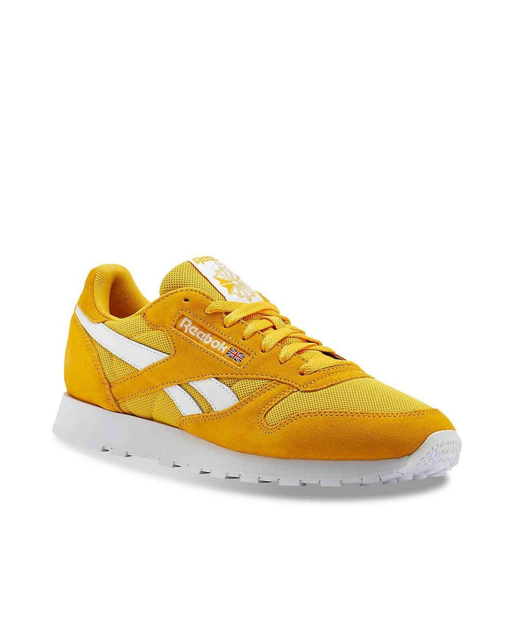 Reebok Classic Nylon Mu in Yellow for Men | Lyst