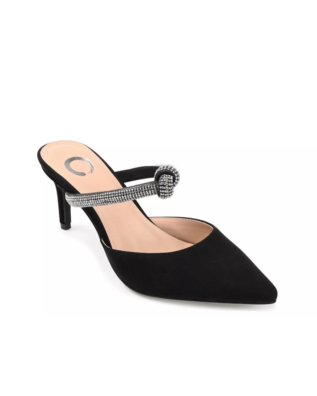 Journee Collection Black Lunna Pump