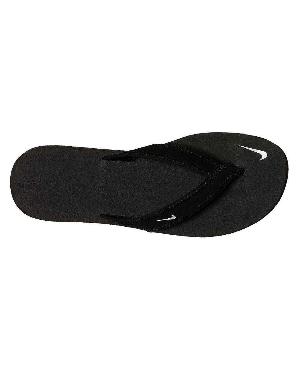 Nike Celso Girl Flip Flop in Black | Lyst