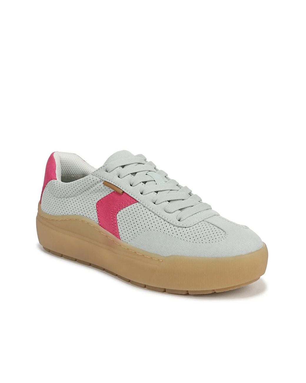 Dr. Scholls White Time Off Win Platform Sneaker