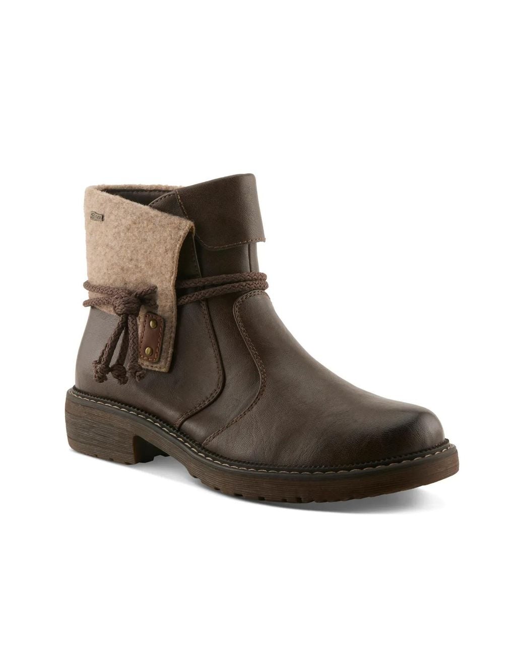 Spring Step Brown Iceridge Bootie