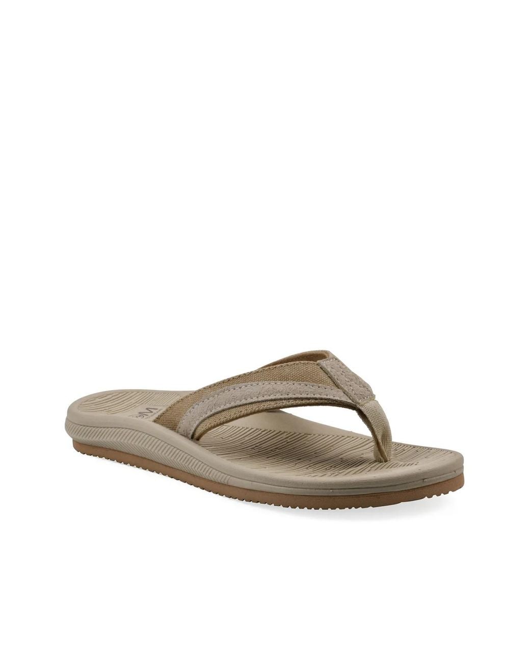 White Mountain Brown Bays Flip Flop