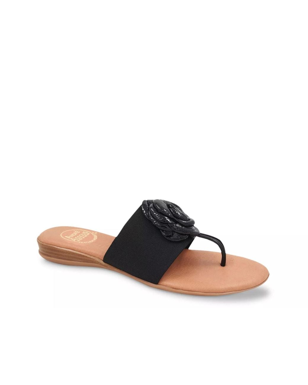 Andre Assous Black Nara Sandal