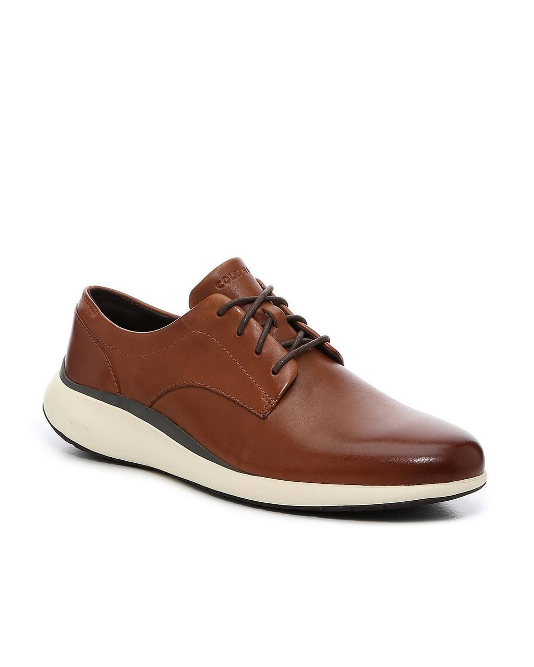 Cole Haan Leather Grand Troy Oxford in Cognac (Brown) for Men - Lyst