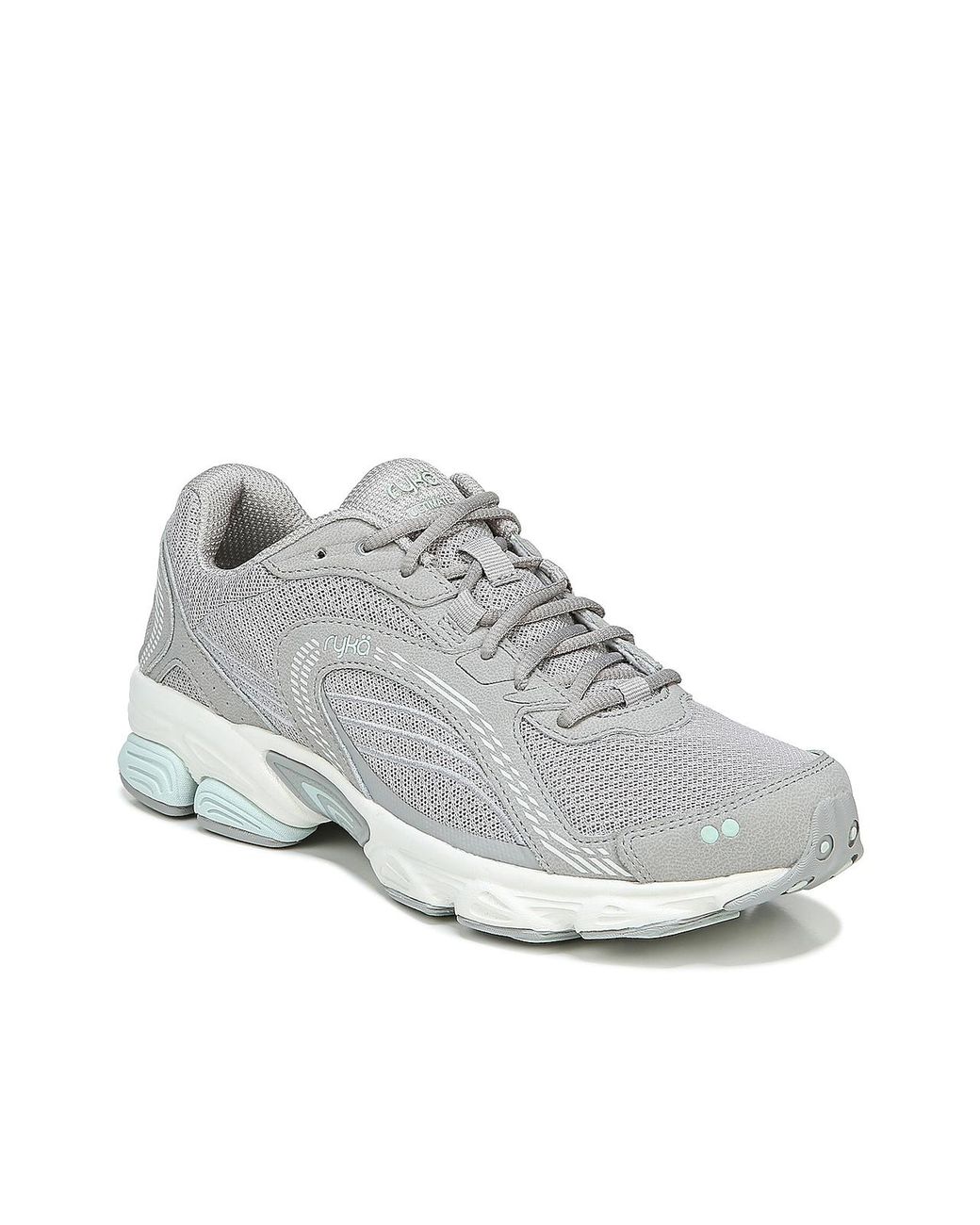 Ryka Leather Ultimate Running Walking Shoe in Grey (Gray) - Lyst