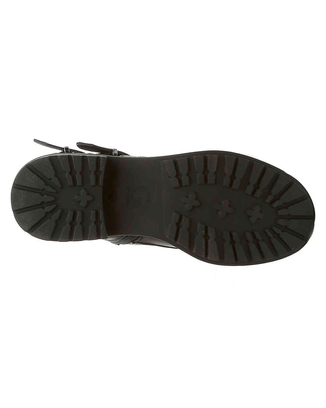 Guess Granted Combat Boot in Black Lyst