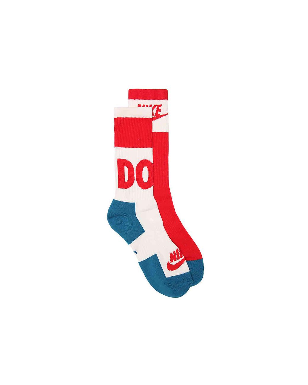 Oproepen Leeg de prullenbak spleet Nike Just Do It Crew Socks in Red for Men | Lyst