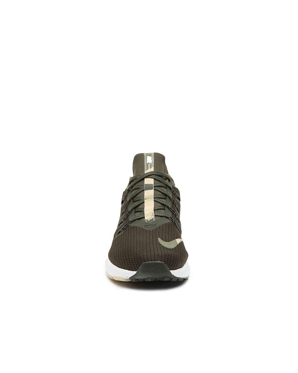 Nike Quest Camo Running Shoe in Green for Men | Lyst