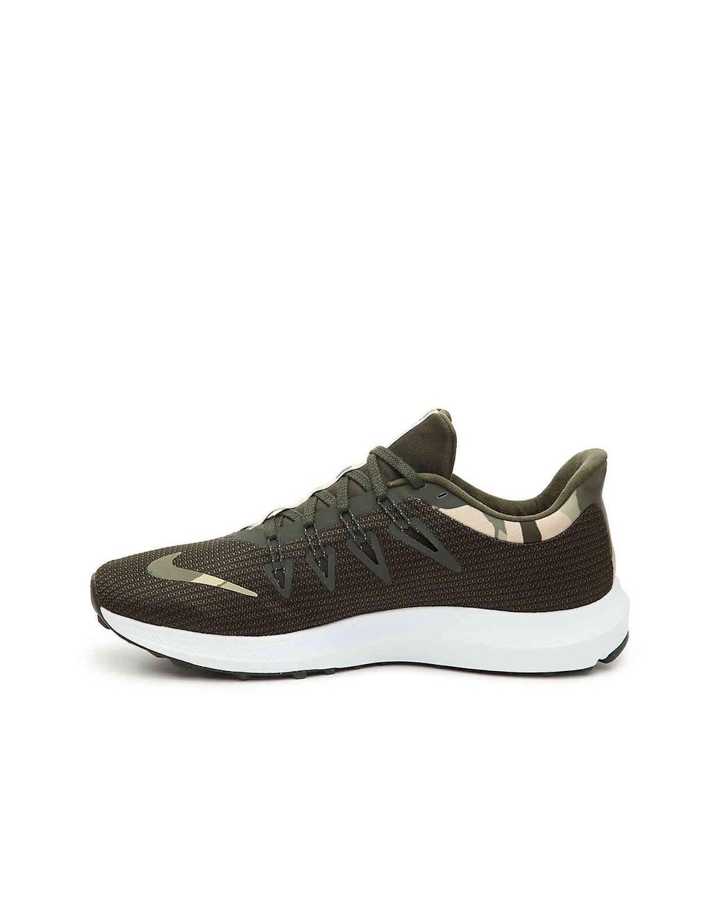 Nike Quest Camo Shoe in Green for Men | Lyst
