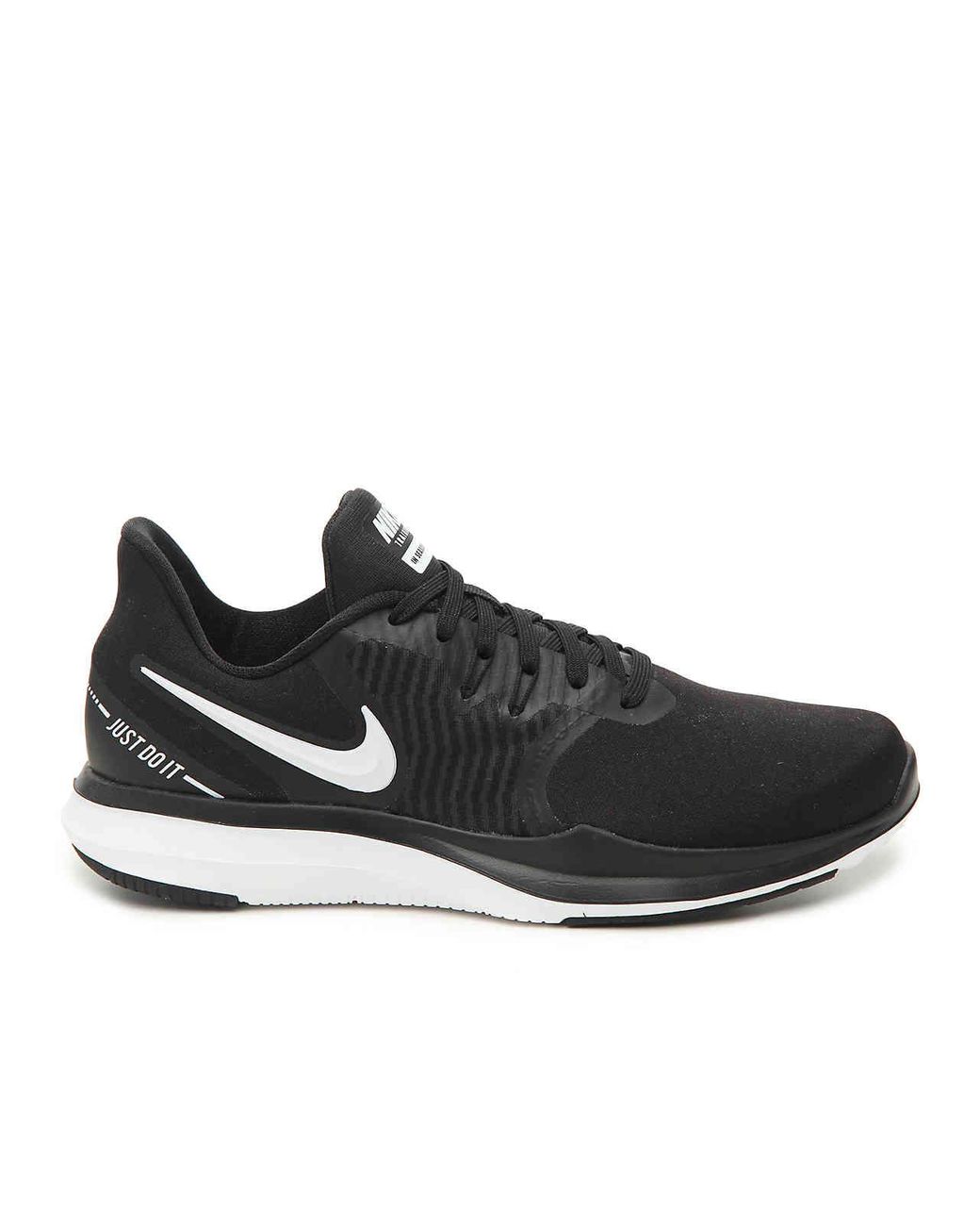nike black white shoes