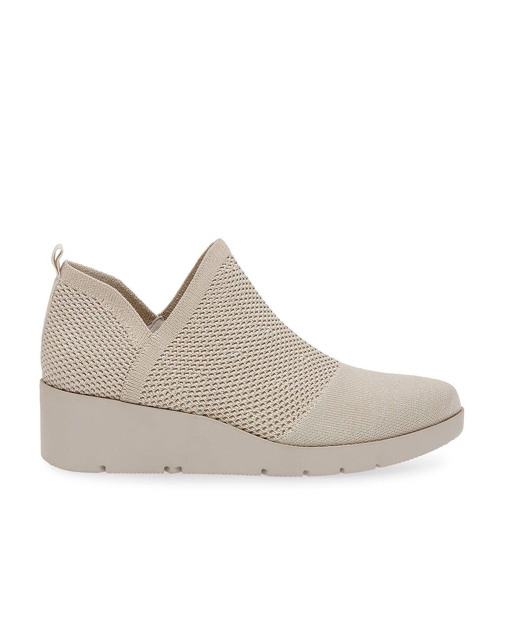 Anne Klein Quincy Wedge Sneaker in Natural Lyst