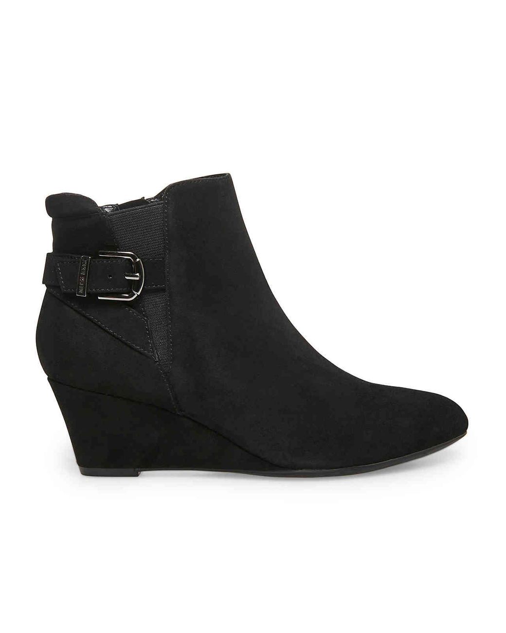 anne klein admina wedge bootie