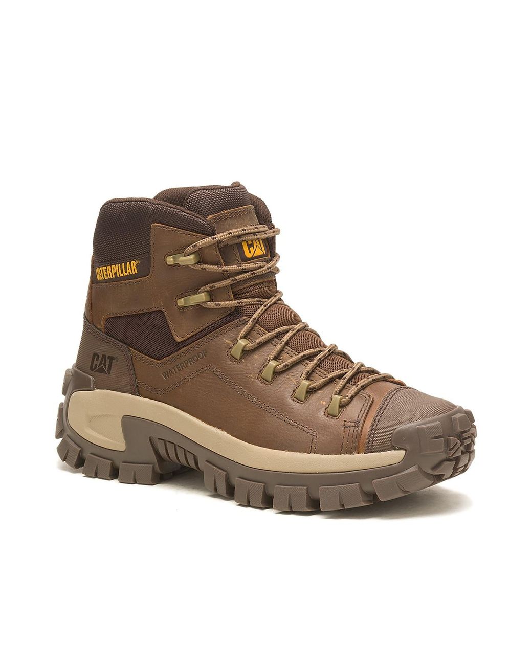 Caterpillar Invader Hiker Composite Toe Work Boot in Brown for Men Lyst