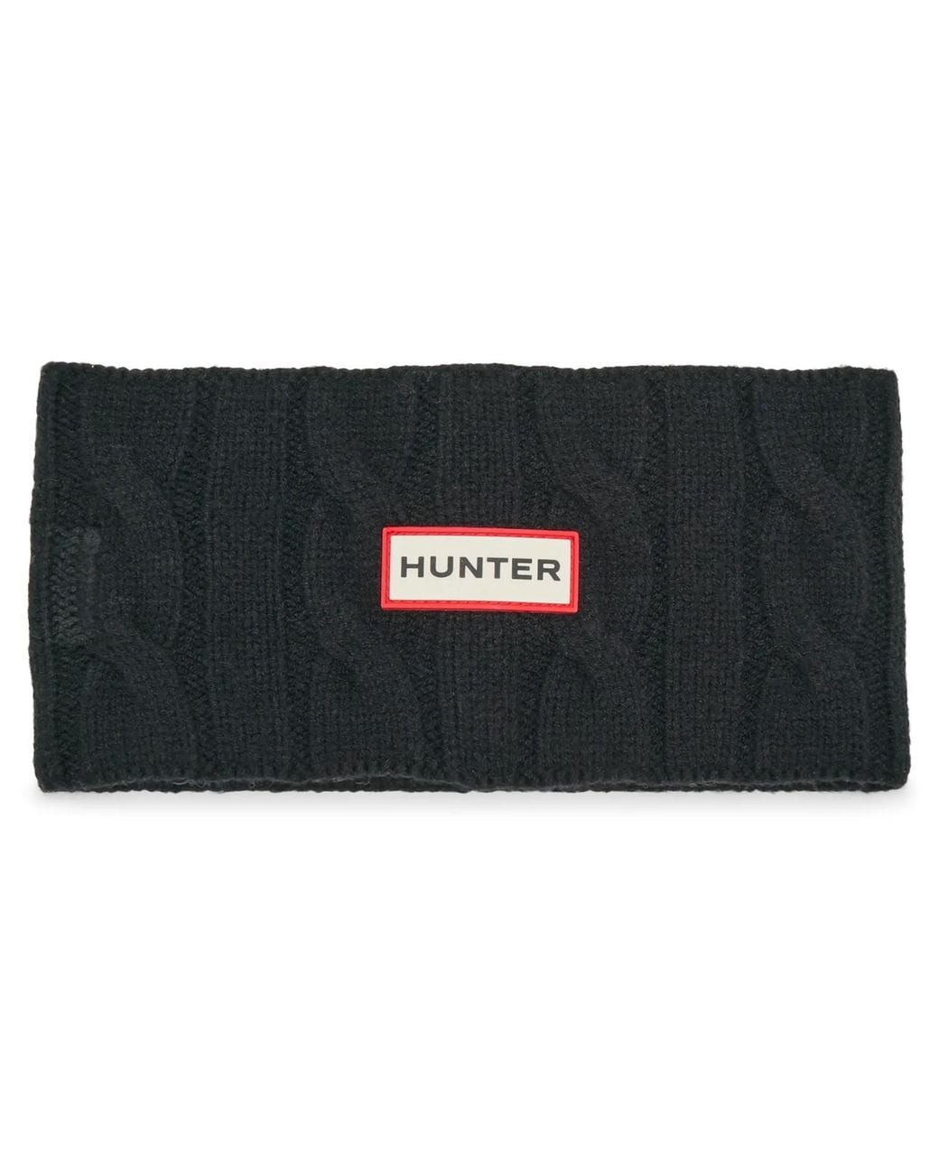 Hunter Black Cable Knit Headband