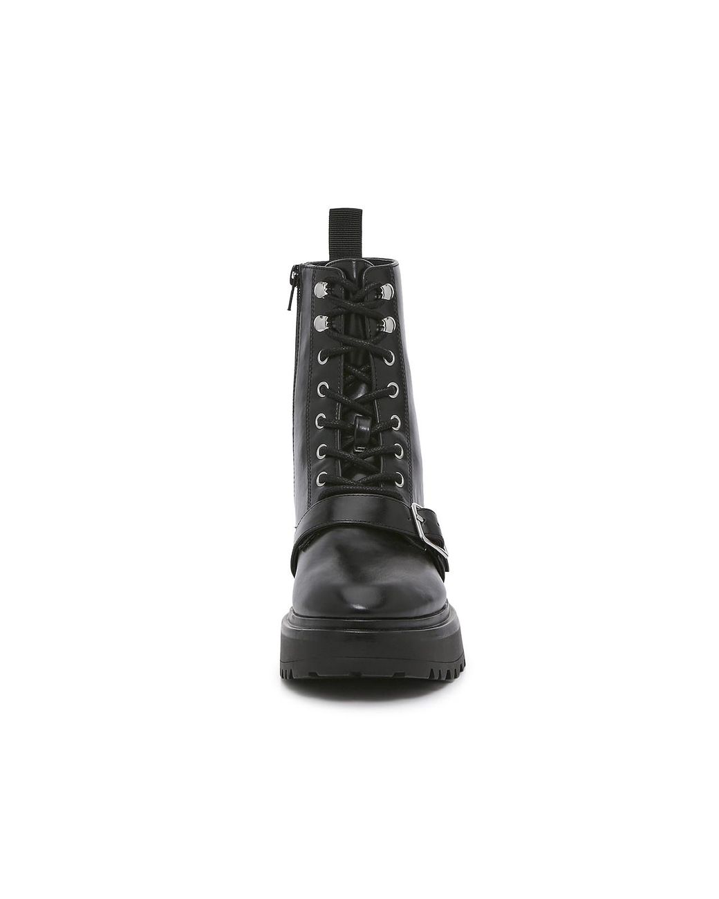 Mix No 6 Ariee Combat Boot in Black Lyst