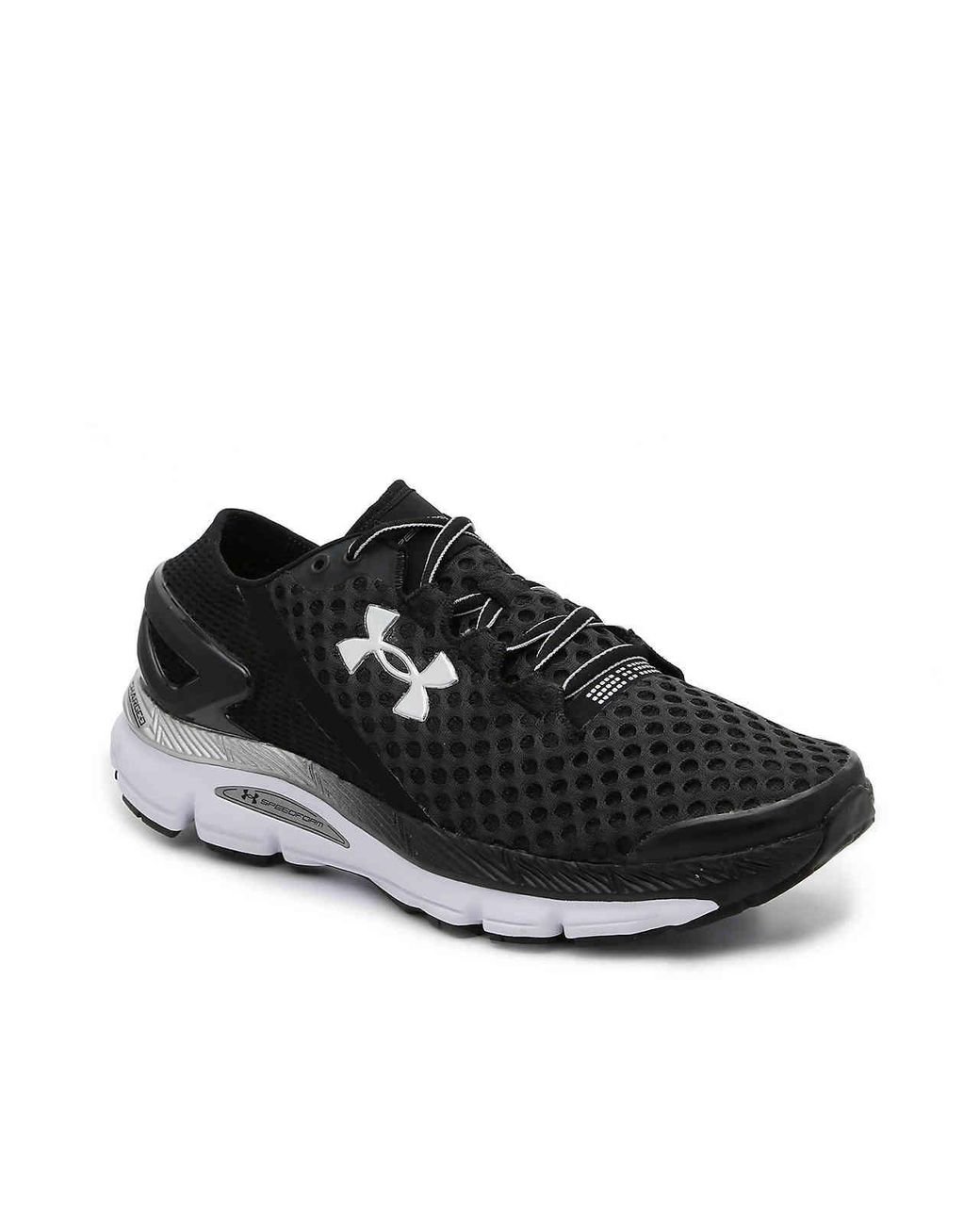 Under Armour Synthetic Speedform Gemini 2 Lightweight Running Shoe in  Black/White (Black) for Men | Lyst