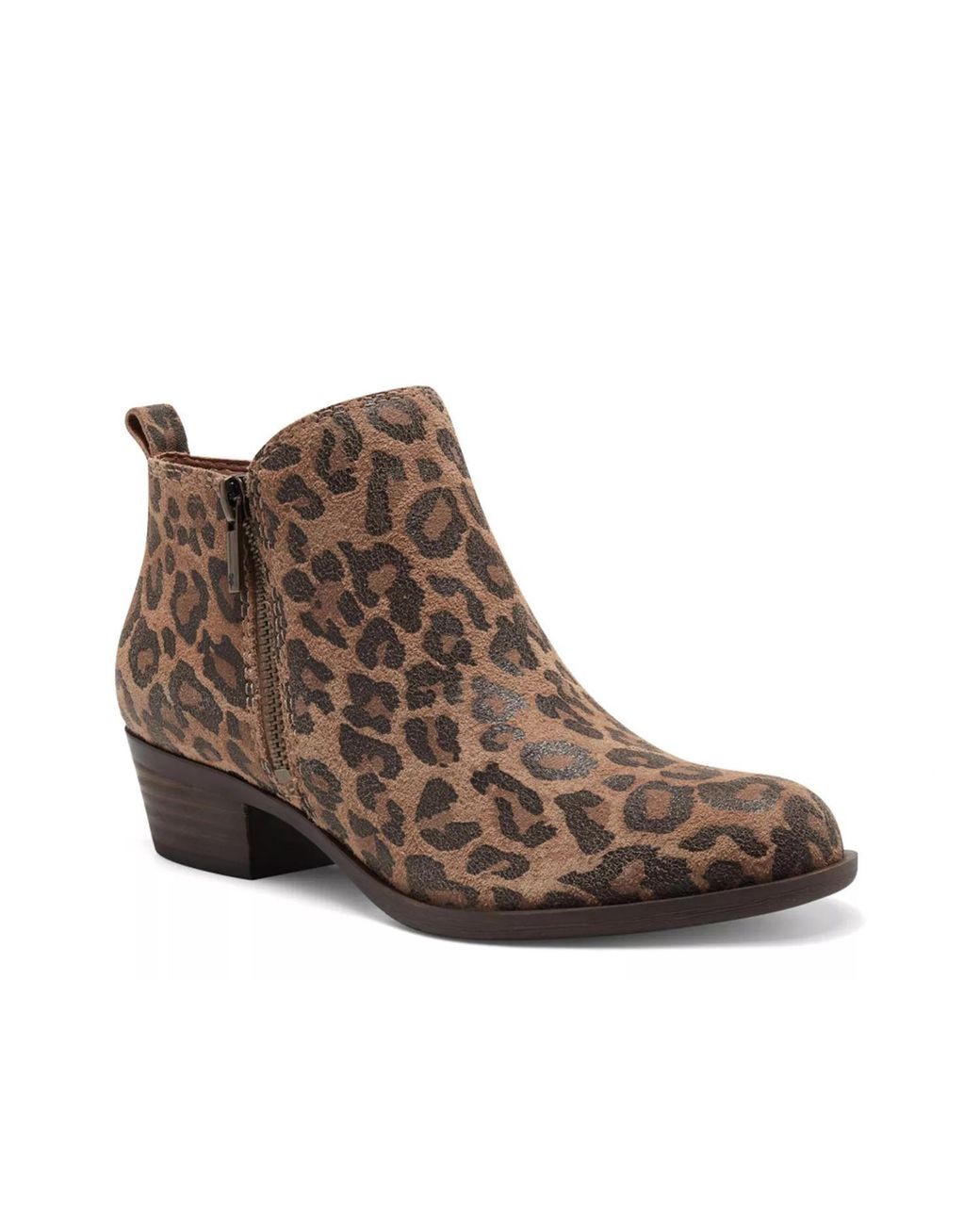 Lucky Brand Brown Wide Width Basel Bootie